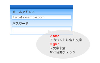 安易なパスワードの設定を自動で禁止