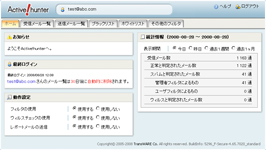 受信メール画面