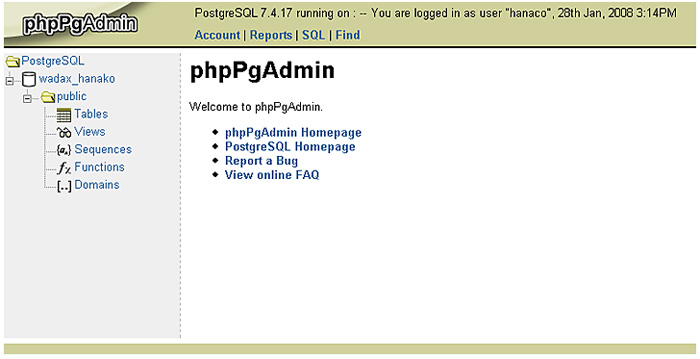  phpPGMyAdmin